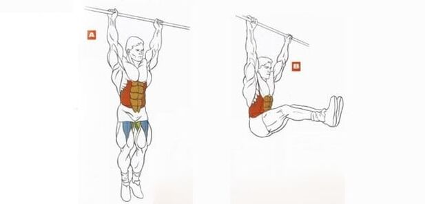 The hanging leg rises